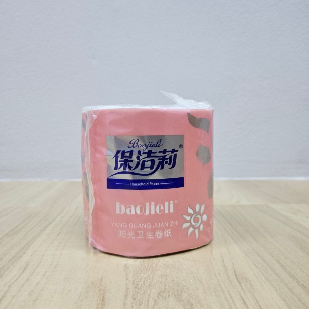 กระดาษทิชชู่ม้วน 1 หิ้ว 10 ม้วน กระดาษชำระ ทิชชู่ม้วนแบบพกพา หนา 4ชั้น ห่อชมพู BIG-PK - รูปที่ 4