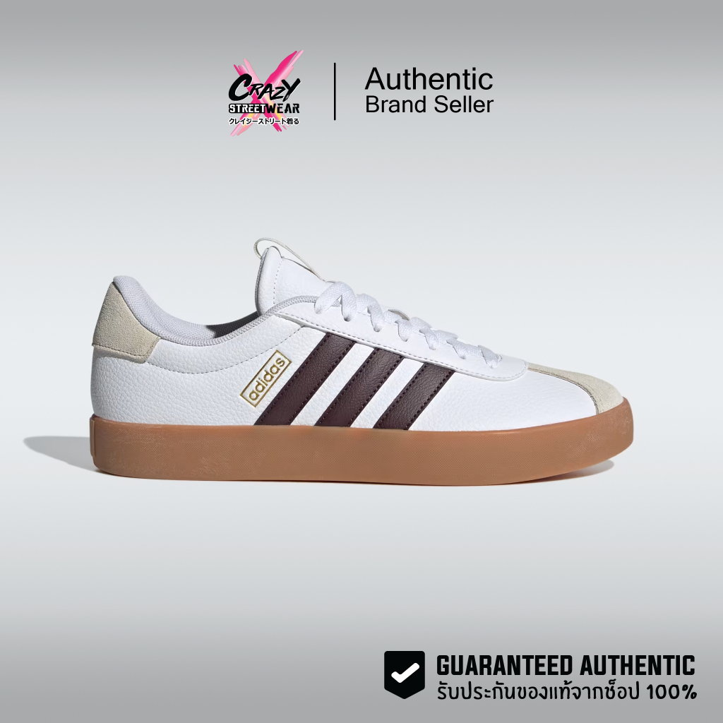 Adidas VL Court 3.0 ของแท้ 100% ID6288 ลิขสิทธิ์แท้ Adidas รองเท้า รองเท้าผู้ชาย อดิดาส Shoes