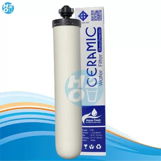 Aqua Fresh ไส้กรองน้ำ เซรามิค หัวเกลียว ไส้กรองเซรามิค ไส้กรองสแตนเลส 3ท่อ CERAMIC (มี มอก.) 10นิ้วx2นิ้ว 0.3-0.5 Micron
