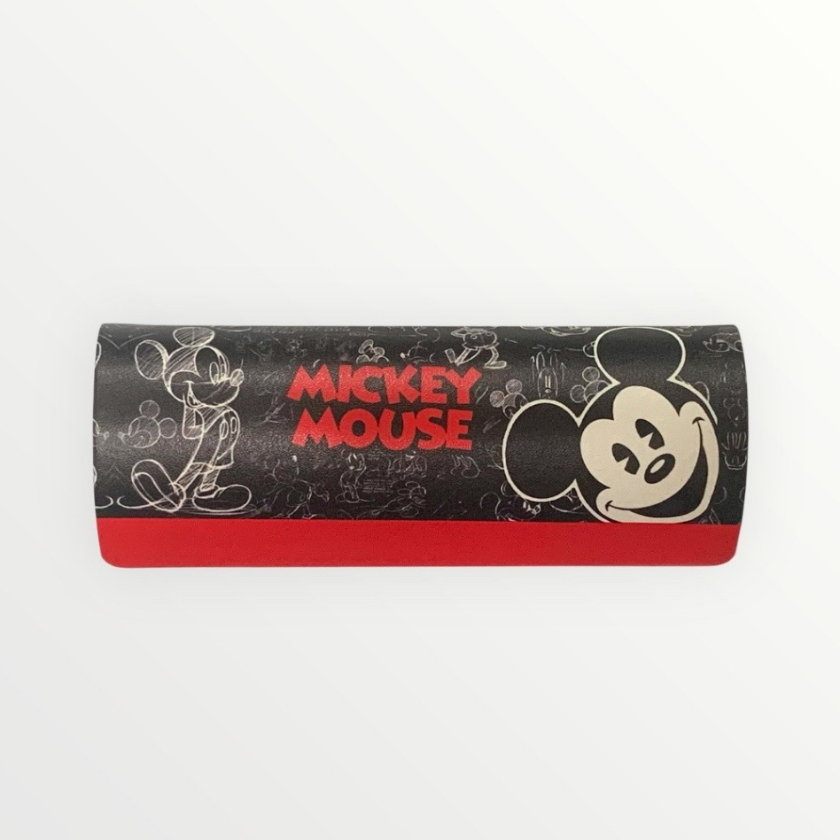 MICKEY  กล่องแว่น กล่องแว่นตา GLASSES CASE ทรงใหม่ ลาย มิกกี้ ตลับแว่น ฝาปิด (แม่เหล็ก) ขนาด 5.5 x 3.5 x 15.5 Cm