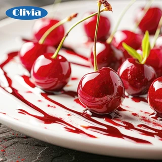 OLIVIA เชอร์รี่มาราสชิโน่มีก้าน 737g | Maraschino Cherries With Stem