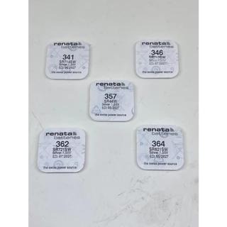 ถ่านนาฬิกา Renata 341 SR714SW / 346 SR712SW / 357 SR44W / 362 SR721SW / 364 SR621SW ของแท้