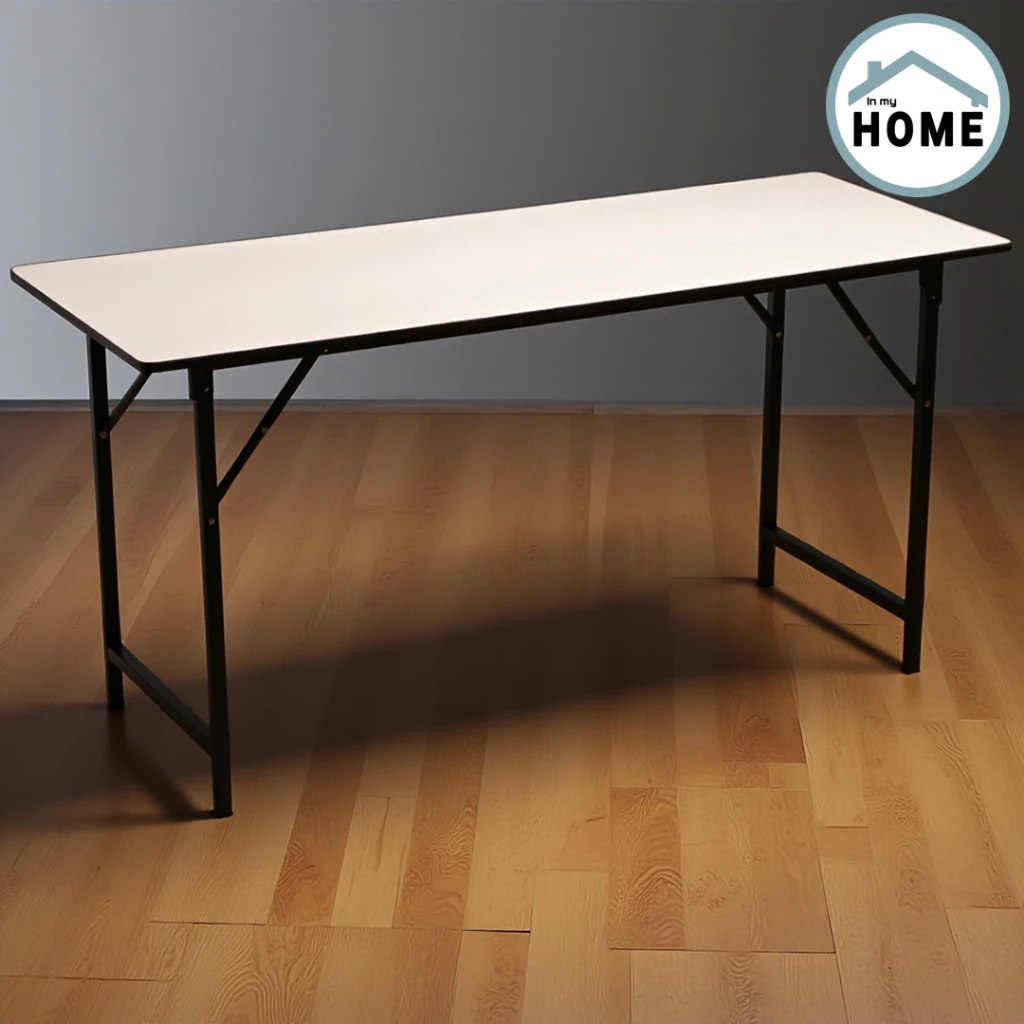 Inmyhomeโต๊ะพับอเนกประสงค์ หน้าท้อปโฟเมก้า ขนาด 60x150x75ซม.ทนทาน แข็งแรง (ปช.B)