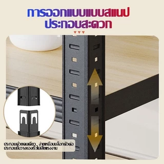 ชั้นวางของ 3/4/5ชั้น เหล็กที่มีความแข็งแรงสูง แข็งแรง สามารถใช้งานได้นานนับสิบปี ชั้นวางของสำหรับร้านค้า WarehouseShelf