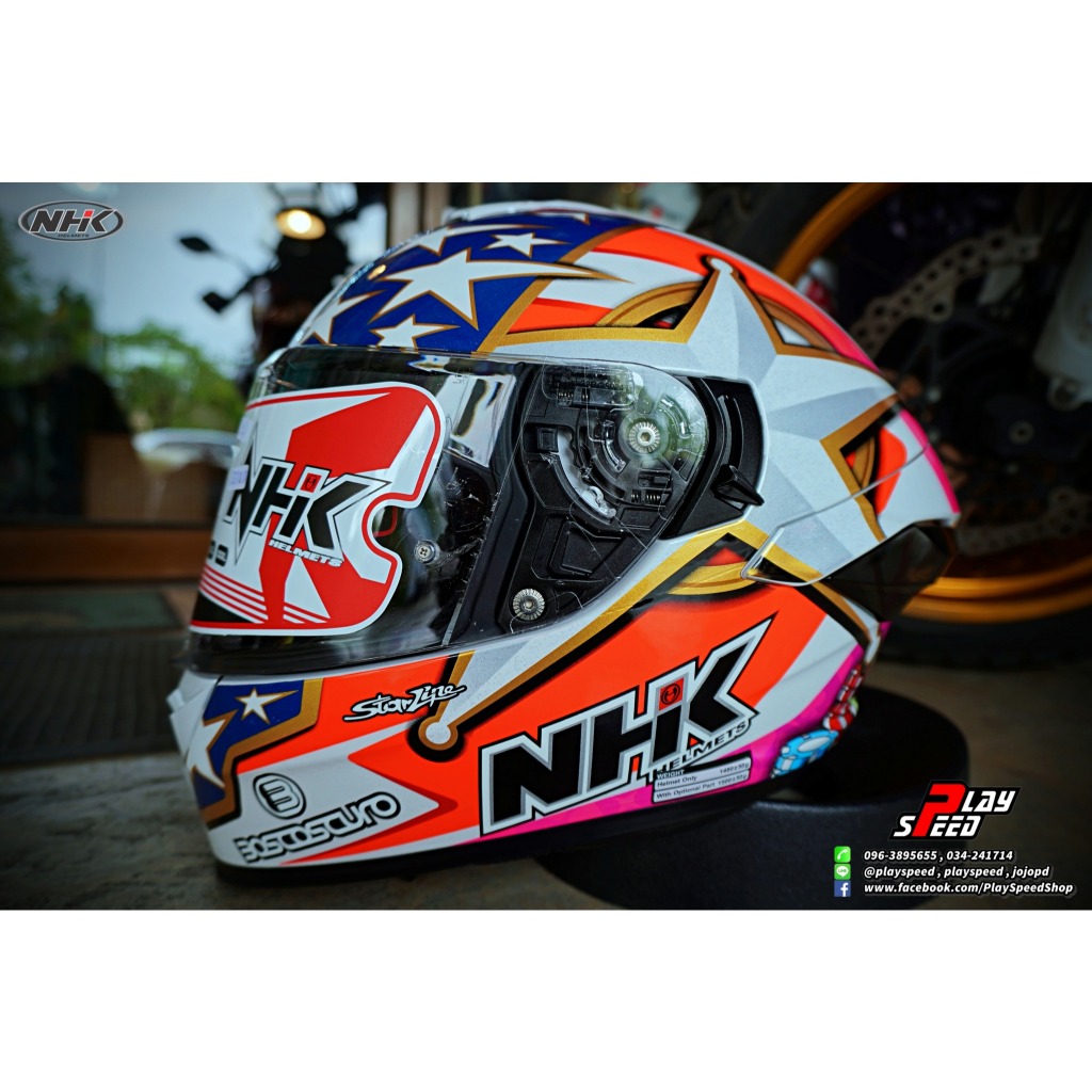 NHK Helmets K5R : ALONSO LOPEZ STAR