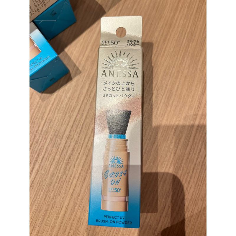 แป้ง Perfect UV Brush-on Powder Anessa Sunscreen with Integrated Brush ทาง่าย กันแดด แป้ง UV
