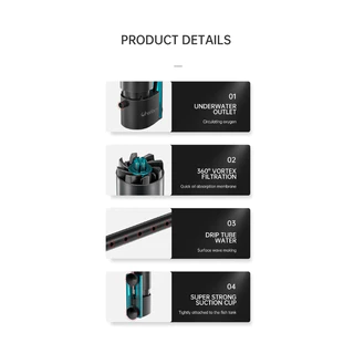 CHERLAM Oil Removal Filter – เครื่องกำจัดคราบน้ำมันตู้ปลา น้ำใสสะอาด 🐠