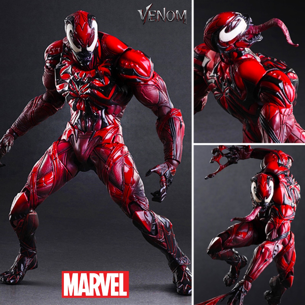 Square Enix Variant Play Arts Kai Marvel Universe มาร์เวล Venom Carnage เวน่อม คาร์เนจ Model Figure 