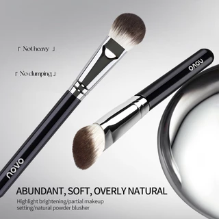 6441 (ใหม่/แท้) NOVO แปรงแต่งหน้า แปรงปัดแก้มไฮไลท์ ขนนุ่ม แบบพกพา