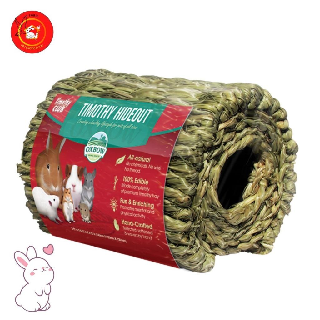 OXBOW Timothy Hideout อุโมงค์หญ้าทิโมธีเล็ก หญ้าทิโมธี 100%