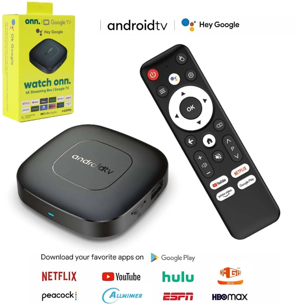พร้อมส่ง Android v14TV Box, Google TV Streaming Box 2GB+16GB (ไม่ใช่ ONN.)