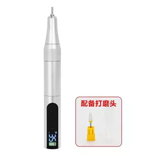 เครื่องเจียร รุ่นใหม่ nail drill รอบหมุน 35000 รอบ เครื่องนิ่ง และนิ่มมากๆ พร้อมหัวเจียร 1 หัว ไร้สายนะคะ มือ