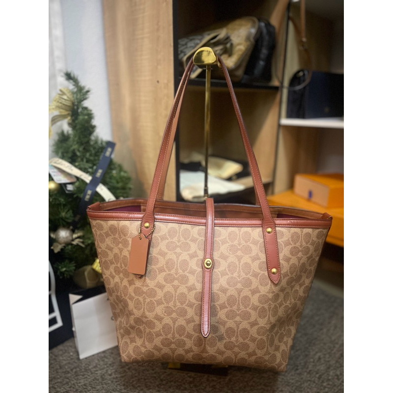 Coach Tote Shopping กระเป๋าโค้ชช้อปปิ้ง ของแท้ 100%