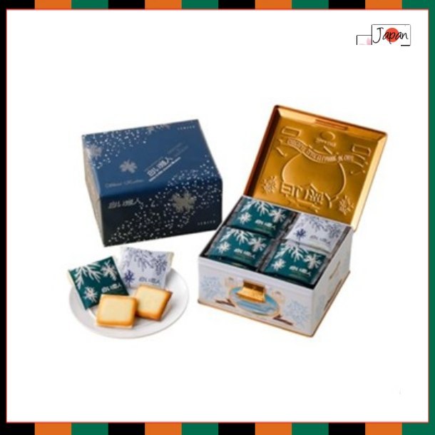 ISHIYA Shiroi Koibito White & Black – 36 Pieces Can,ISHIYA Shiroi Koibito คุกกี้ญี่ปุ่นฮอกไกโด รสไวท