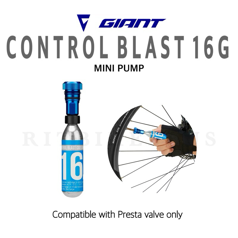 NEW2025 สูบพกพา CO2 GIANT CONTROL BLAST MINI PUMP 16g