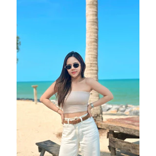 SIS Tube เสื้อเกาะอก ผ้ายูนิสวยมากกกกกก🌊🍒พร้อมส่ง
