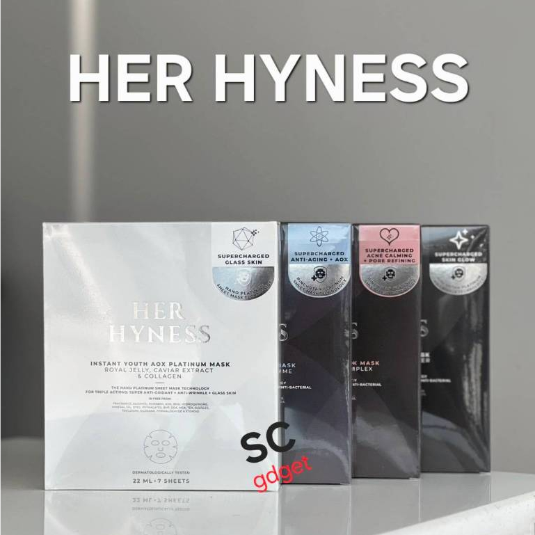 HER HYNESS เป็น Sheet Mask ที่น่าใช้ที่สุด มีหลายสูตร (25ml x 7 Sheets)มาส์กหน้า