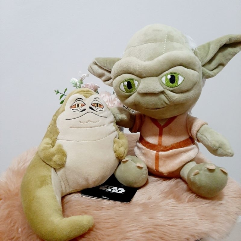 ตุ๊กตา Yoda Jabba Star Wars แท้💯 (setคู่)