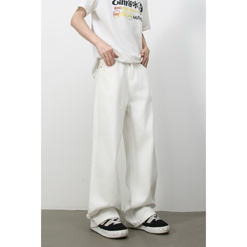 Inyourstyles.brand Loose Jeans กางเกงยีนส์ทรงกระบอกใหญ่ทรงหลวม สไตล์เกาหลี - รูปที่ 4