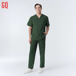 GQ Pro MED Men Pants Scrub Premium Collection - กางเกงสครับผู้ชาย ผ้าสะท้อนน้ำ ใส่สบาย ยับยาก ไม่อึดอัด