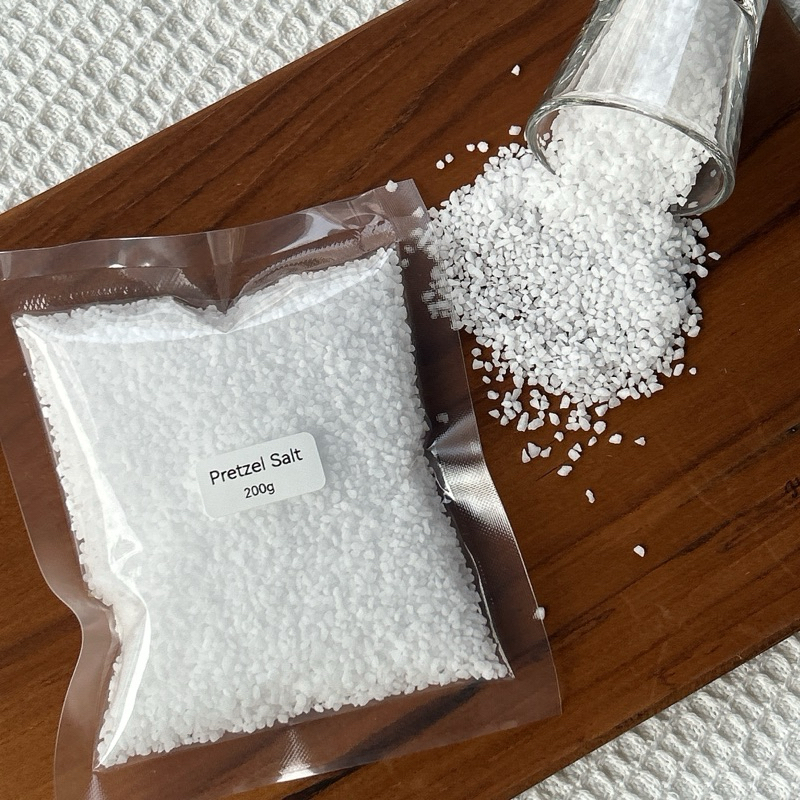 เกลือเพรทเซล สำหรับโรยขนมอบ ขนมปังเกลือ Pretzel salt 200 g
