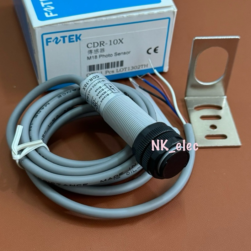 CDR-10X ระยะจับ 10 cm  หัว 18 mm 4สาย NO NPN + PNP งานแท้ Made in Taiwan พร้อมส่ง🇹🇭