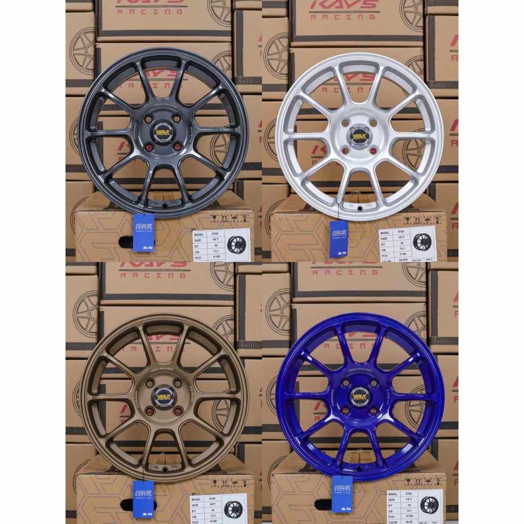 แม็กใหม่ขอบ 15 ใส่รถ 4 รู 100