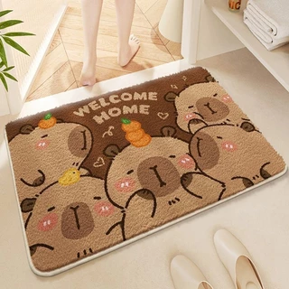 พร้อมส่ง พรมเช็ดเท้า พรมปูพื้น กันลื่น แห้งไว พรมห้องน้ำ ดูดซับน้ำได้ดี นิ่มสบาย หลากหลายรูปแบบ