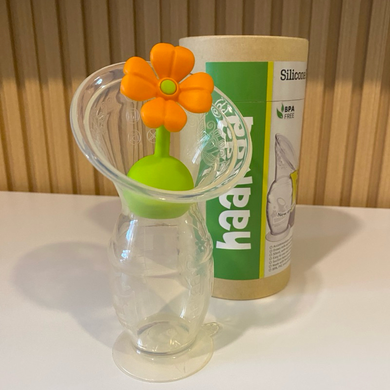 hakaa กรวยซิลิโคนปั๊มนม พร้อมดอก สินค้ามือ2*