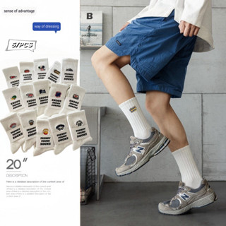 ⛰️(ได้รับ 2-3 วัน) ⛰️จัดส่งจากประเทศไทย~ถุงน่องผ้าฝ้ายปักลาย…