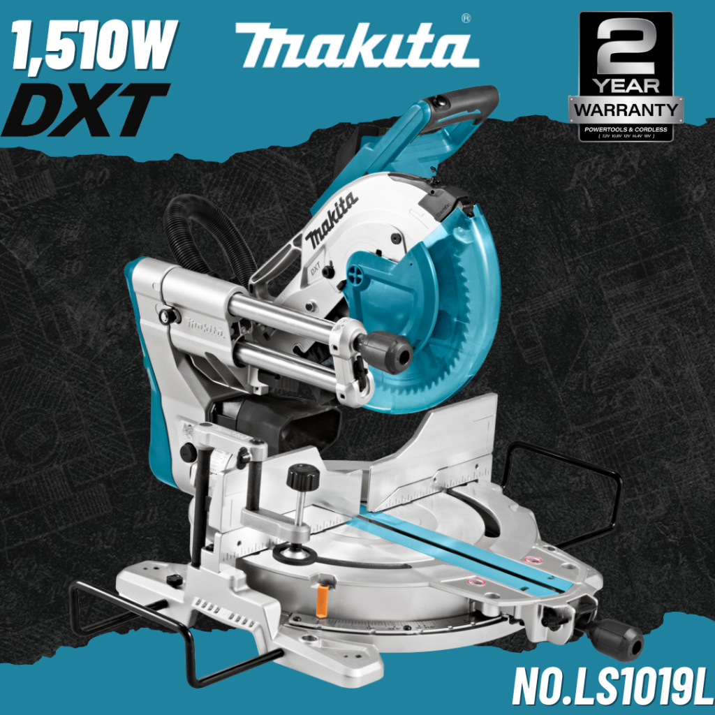 MAKITA แท่นตัดสไลท์องศา ขนาด 10-1/4 นิ้ว (260 มม.) 1,510W No.LS1019L