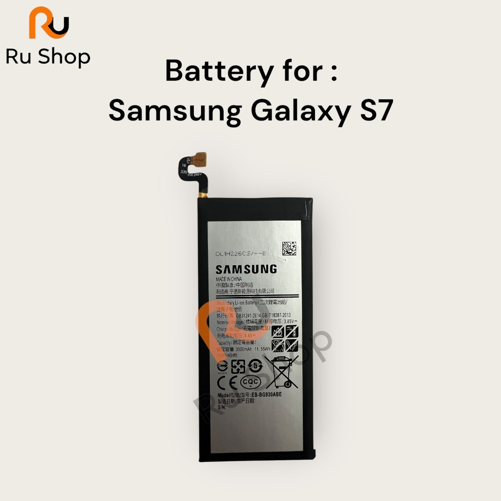 แบตเตอรี่ แท้ Samsung Galaxy S7 G930 G930F G930FD G930W8 EB-BG930ABE 3000mAh