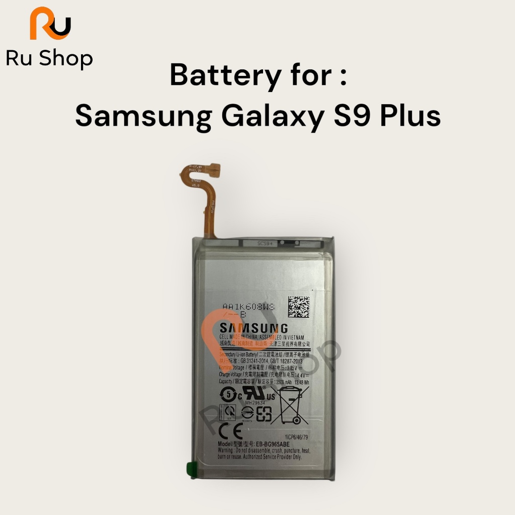 แบตเตอรี่ แท้ Samsung Galaxy S9 Plus SM-G965F G965/DS G965U G965W G9650 EB-BG965ABA