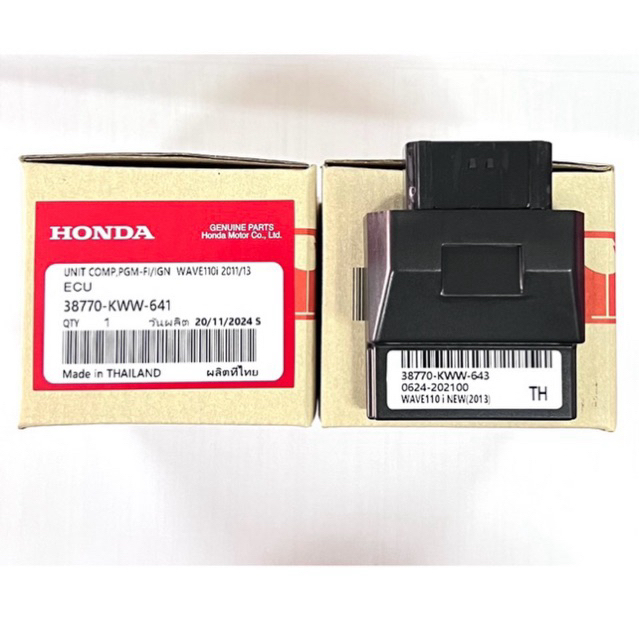 กล่องECU กล่องควบคุม WAVE110i’2013 รหัส 38770-KWW-643