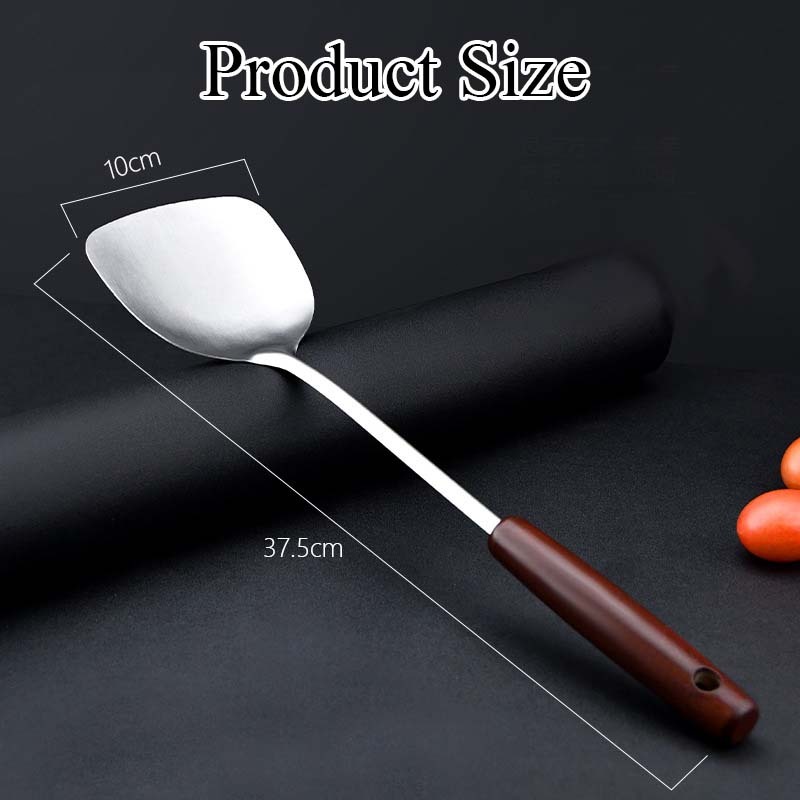 COD ตะหลิว กระบวย สแตนเลส 304 แท้ ด้านไม้คุณภาพดี ทนทาน เกรดพรีเมียม  Claire - รูปที่ 7