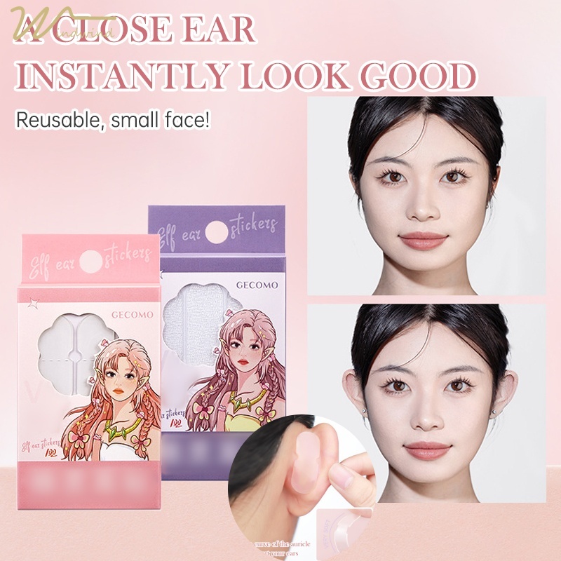 Windind GECOMO Elf Ear Patch แผ่นติดทำให้หูกางดูมีมิติ ขนาดเล็ก กันน้ํา สติกเกอร์ติดหูเอลฟ์หน้าเล็กๆ