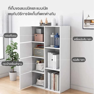ชั้นวางหนังสือ 3/4/5/6 ชั้นอเนกประสงค์ ชั้นวางของ Storage Rack Book Shelf รุ่นและขนาดต่างๆ