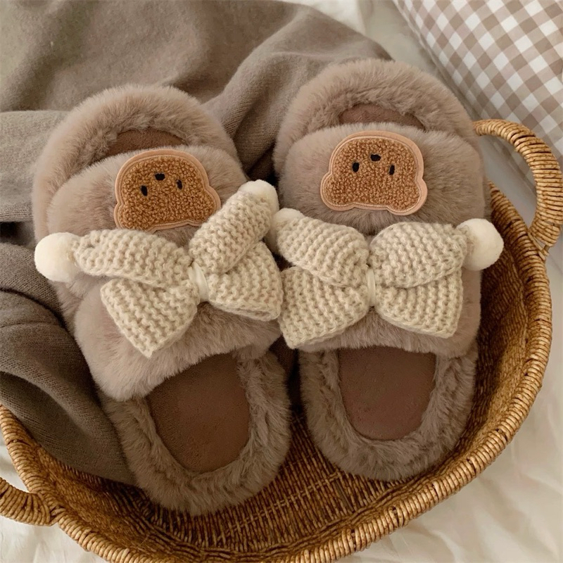 WP51/WP53 - Bear Brownie - รองเท้าใส่ในบ้าน รองเท้าสลิปเปอร์ (ลิ้งค์รวม 3 รูปแบบ)