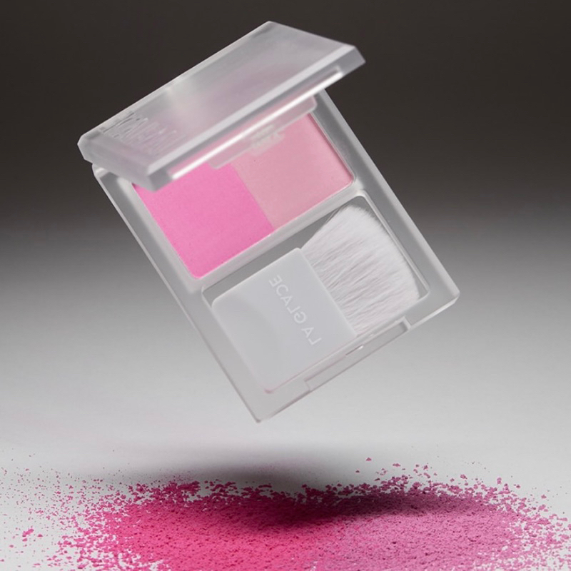 บลัชฝุ่นลากลาส La Glace POWDER BLUSH 2สีใน1ตลับ แถมฟรีแปรงและพัฟขน ราคา ถูกที่สุด ดีลบีเคเค แกลเลอรีภาพที่ 3