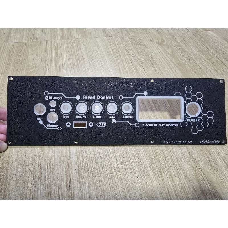 เพลทไฟอคิลิค ใช้งานกับแอม  HT22