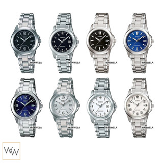 ของแท้ นาฬิกาข้อมือ Casio ผู้หญิง รุ่น LTP-1215A (สายสแตนเลส)