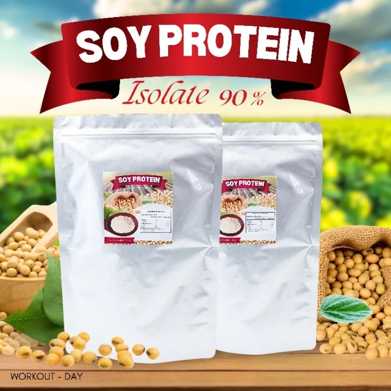 ซอยโปรตีน 1กก. SoyProtein Isolate 90 เวย์โปรตีน ถั่วเหลือง ลดน้ำหนัก สร้างกล้ามเนื้อ