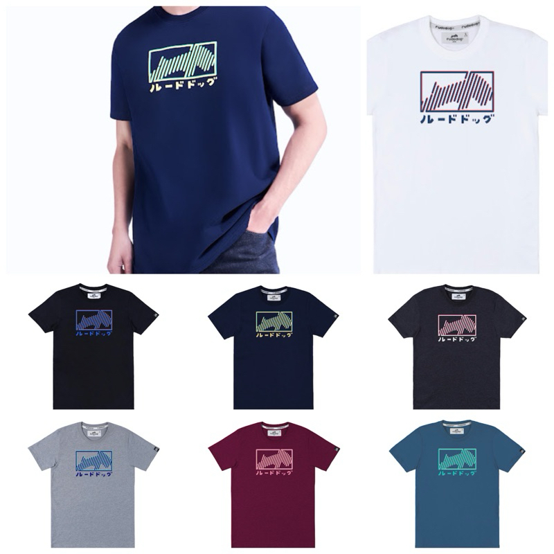 Rudedog Box shiro เสื้อยืด แขนสั้น ผ้ายืด ผ้านุ่ม ของแท้ ของใหม่ มือ1 Clothing