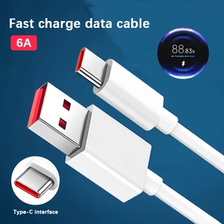 Xiaomi Type-C charger cable 6A สายชาร์จเร็ว 6A สายดาต้า USB-C Data Cable สายชาร์จธรรมดา 3A ความยาว 1 เมตร คุณภาพดีทนทาน