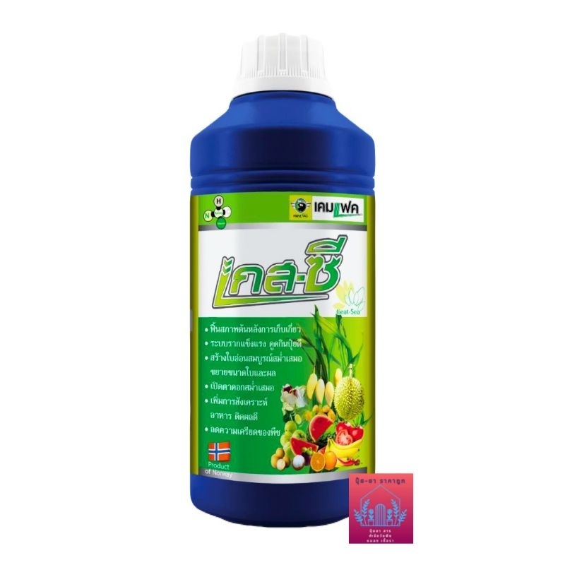 เกส-ซี  ขนาด1ลิตร ฟื้นต้นโทรมหลังเก็บเกี่ยวกระตุ้นการแตกราก/ตาดอก/ใบอ่อน