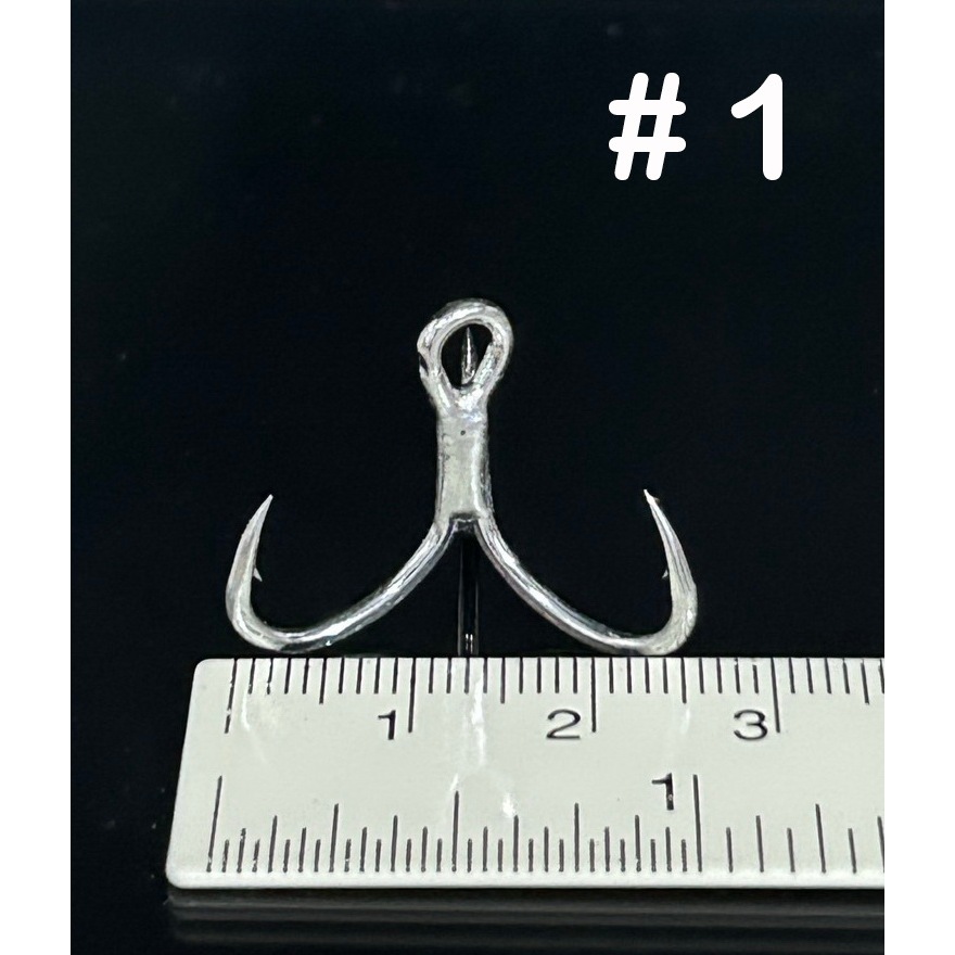 A-ACC Decoy Y-W77 ตาเบ็ด 3 ทาง Wide Gap สำหรับเหยื่อปลอม รูปที่ 5