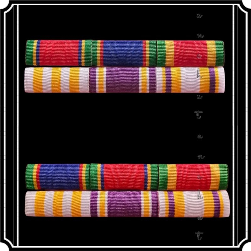 แถบแพรข้าราชการ ติดตัวประดับ ลายใหม่ประจำปี 2567 เหมาะสำหรับผู้ที่ทำงานเกิน 25 ปี