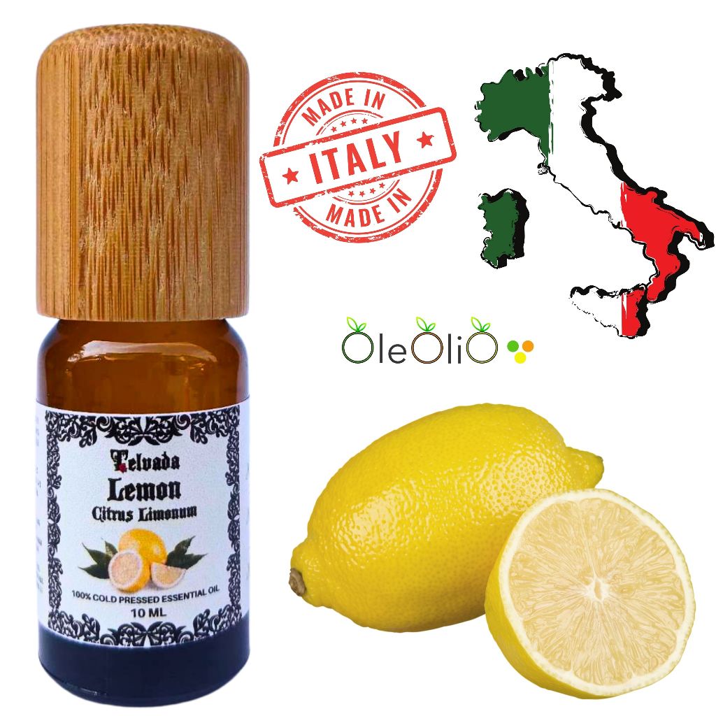 Lemon Cold Pressed Essential Oil  レモンエッセンシャルオイルオーガニック น้ำมันหอมระเหย เลมอน สกัดเย็น