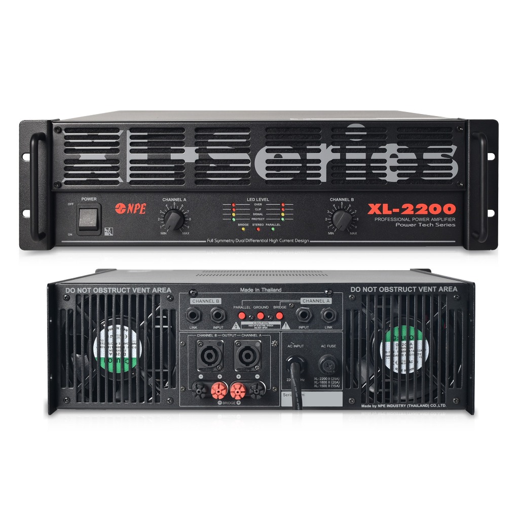 NPE Stereo Power Amplifier XL-2200
