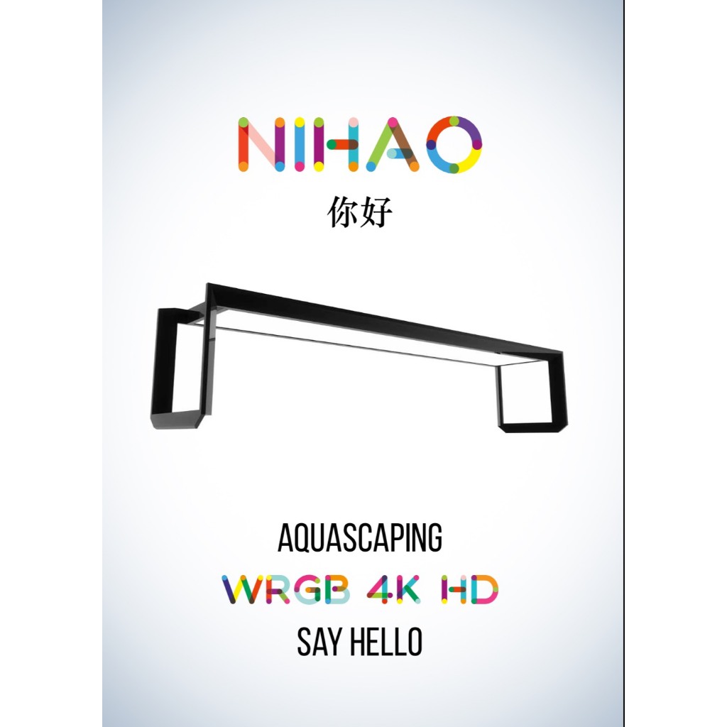 Micmol Nihao 600 wrgb 4K ไฟตู้ไม้น้ำ ไม่กินไฟ แรงกว่ารุ่นทั่วไป ควบคุมผ่าน Wifi , Bluetooth